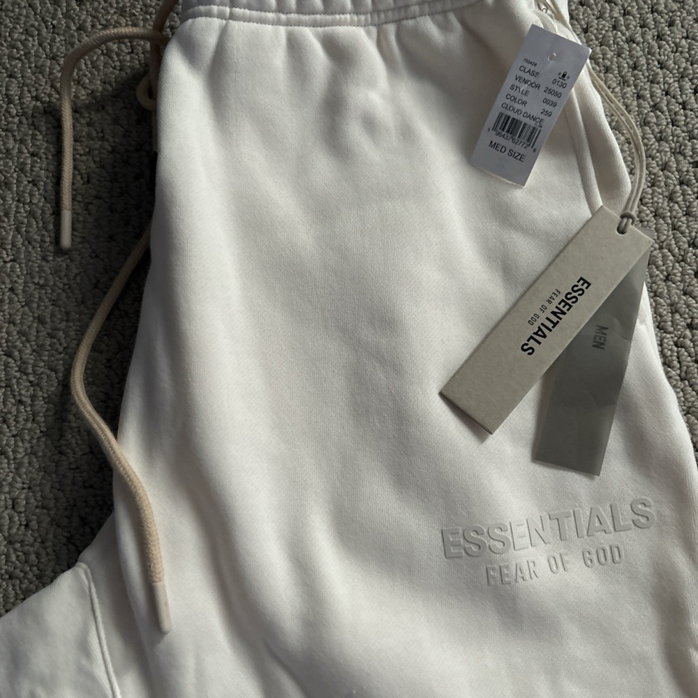 Brand New Essentials Cloud Dancer Sweatpants